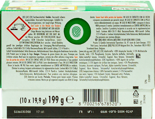 Detergent capsule AIO color 10 spălări ARIEL