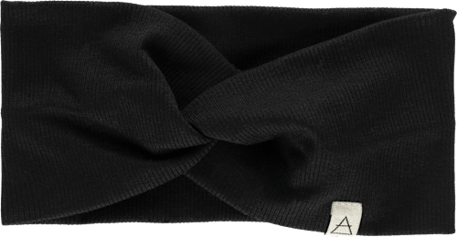Stirnband schwarz mit Masche PURSET