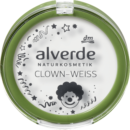 Clownweiß Natürlich Bunt  alverde NATURKOSMETIK