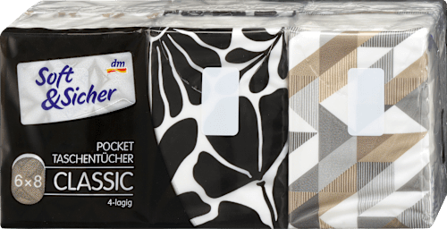 Papír zsebkendő, 4-rétegű Soft&Sicher