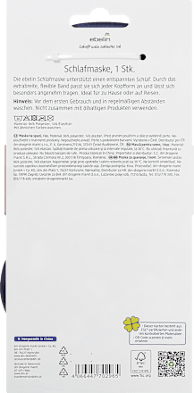 Schlafmaske blau Beauty Eve Routine  ebelin