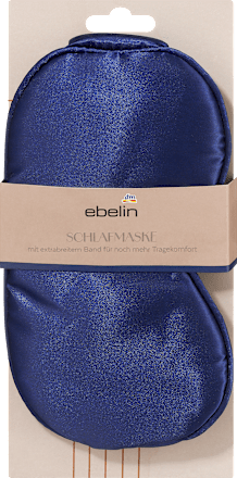 Schlafmaske blau Beauty Eve Routine  ebelin