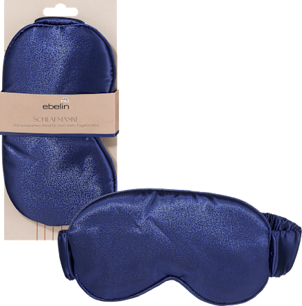 Schlafmaske blau Beauty Eve Routine  ebelin