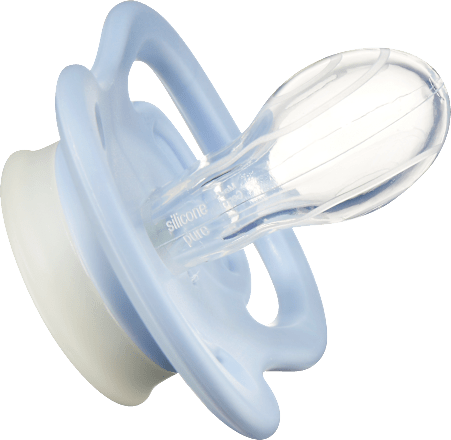 Éjszakai nyugtató cumi Air, szimmetrikus, 2-es méret 5-18 hónap, sterilizálódobozzal babylove