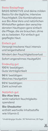 Gesichtscreme Basis Sensitiv Reichhaltige Feuchtigkeit lavera NATURKOSMETIK