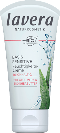 Gesichtscreme Basis Sensitiv Reichhaltige Feuchtigkeit lavera NATURKOSMETIK