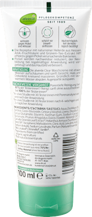 Crema detergente viso Clear con argilla e té verde bio alverde