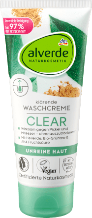 Clear krema za pranje lica - glina i zeleni čaj alverde NATURKOSMETIK