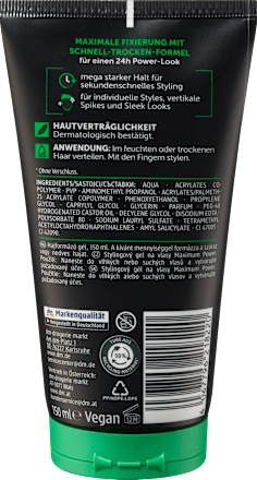 Gel de păr Maximum Power Balea MEN
