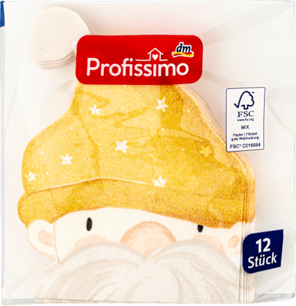 Servietten 3D-Wichtel (33x33 cm) Profissimo