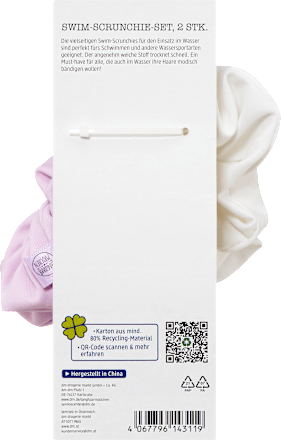 Srunchie-Set Swim Summer Care Langhaarmädchen