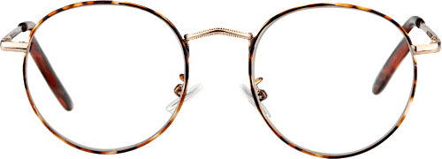 Fertig-Lesebrille Vollrand demi braun + 1,50 VISIOMAX