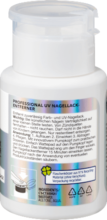 Professional dizolvant pentru lac de unghii UV cu acetonă ebelin