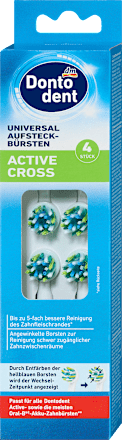 Aufsteckbürsten Universal Active Cross Dontodent