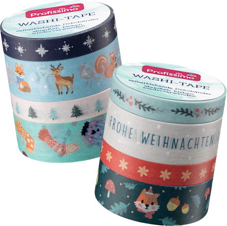 Washi-Tape Weihnachten sortiert Profissimo