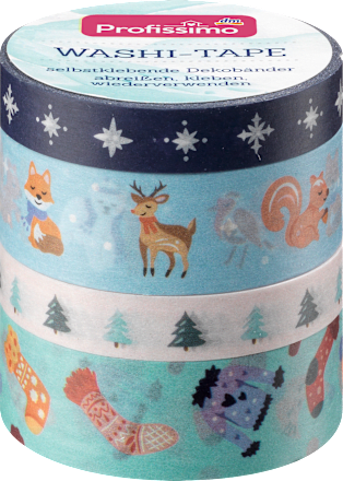 Washi-Tape Weihnachten sortiert Profissimo