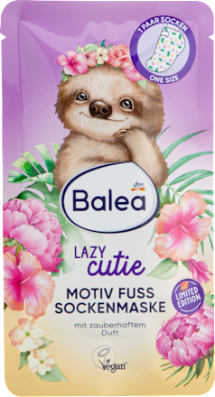 Maschera piedi Lazy Cutie, a calzetta (1 paio) Balea