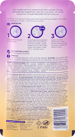 Maschera piedi Lazy Cutie, a calzetta (1 paio) Balea