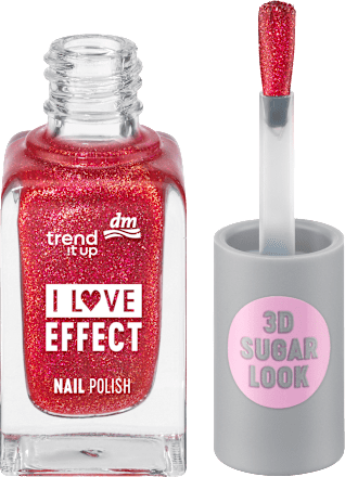 Nagellack Effect 020 Red Glitter  trend !t up