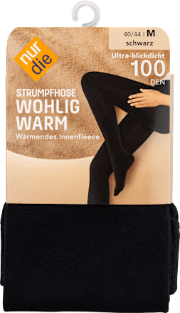 Strumpfhose Wohlig Warm 100 DEN, Größe 40/44 nur die