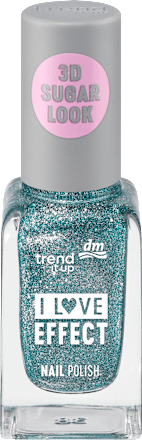 Lak za nohte 050 Turquoise Glitter trend !t up