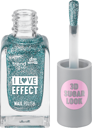 Lak za nohte 050 Turquoise Glitter trend !t up