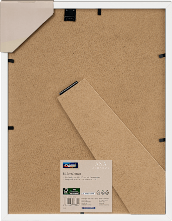 Bilderrahmen Holz 15x20cm, weiß Paradies