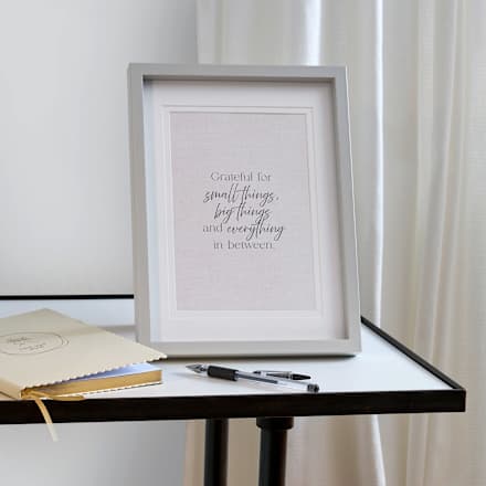 Bilderrahmen Holz 15x20cm, weiß Paradies