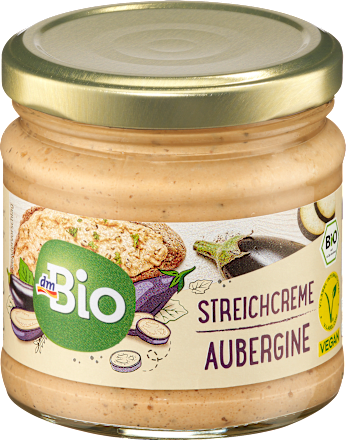 Brotaufstrich Aubergine dmBio