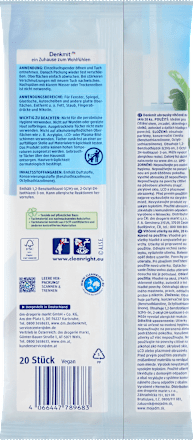 Șervețele umede pentru geamuri  Denkmit