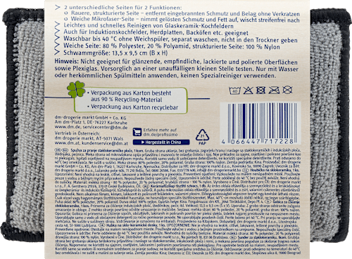 Kerámiafőzőlap-tisztító szivacs Profissimo