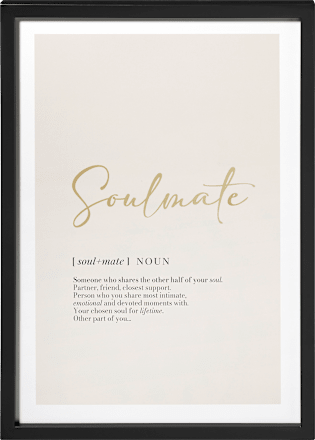 Bilderrahmen Bristol 30x45 cm, schwarz  Paradies