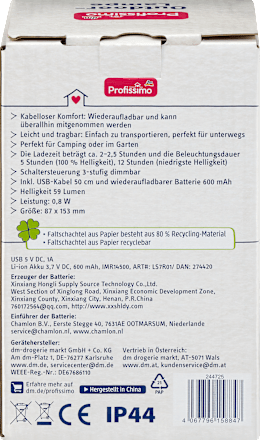 Outdoor Lampe on tour  Profissimo