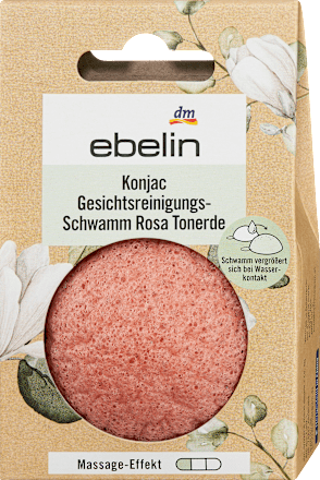 Gesichtsschwamm Konjac sortiert ebelin
