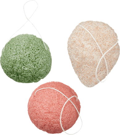 Spugna in konjac per la pulizia del viso assort. ebelin