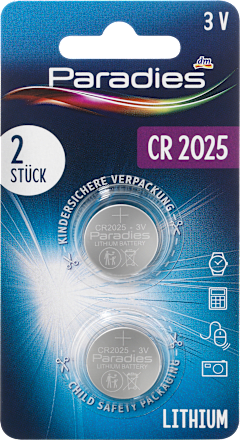 Batterie Knopfzelle CR 2025 Lithium Paradies