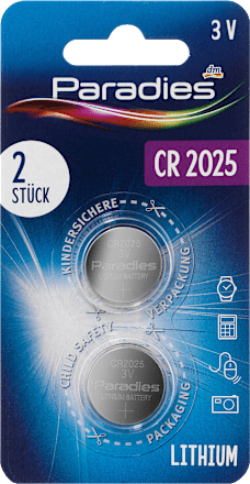 Batterie Knopfzelle CR 2025 Lithium Paradies