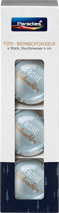 Foto-Weihnachtskugeln Paradies