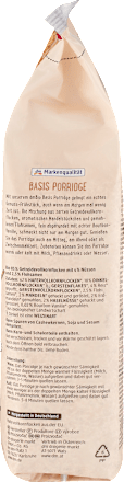 Porridge Basis mit Dinkel & Flohsamen dmBio