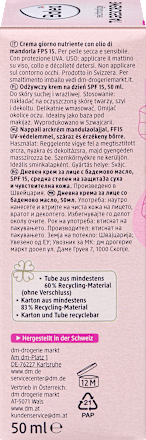 denní pleťový krém vyživující SPF15 Balea