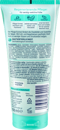 Fuß- & Nagelcreme Balsam intensive Pflege Balea