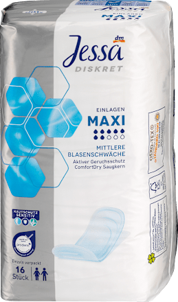 Einlagen Inkontinenz Maxi Jessa DISKRET