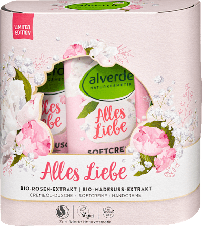 Подаръчен комплект Alles Liebe alverde NATURKOSMETIK