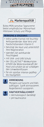 denní pleťový krém Sensitive Balea MEN
