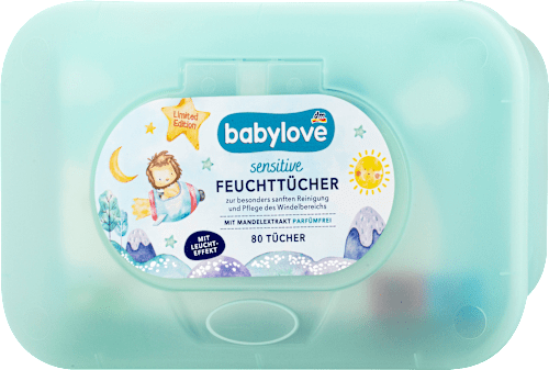 Vlažni robčki Sensitive, v škatli babylove