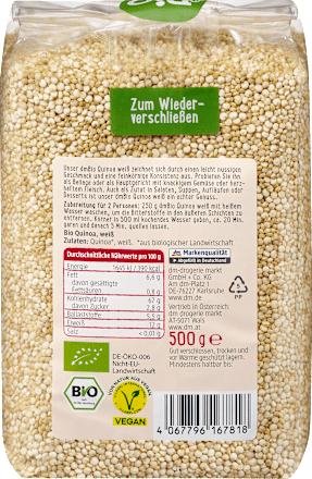 Bio fehér quinoa dmBio