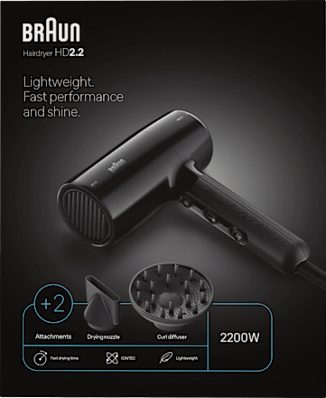 Föhn HD2.2 Fast performance and shine Braun
