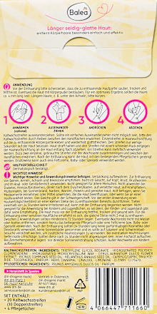 Kaltwachsstreifen Orange Balea