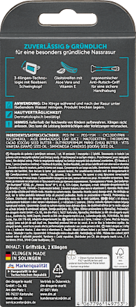 Brijač sa 3 oštrice i lubrikantnom trakom sa aloe verom i vitaminom E Balea MEN