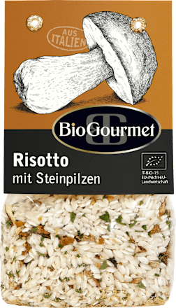 Fertiggericht Risotto mit Steinpilzen BioGourmet